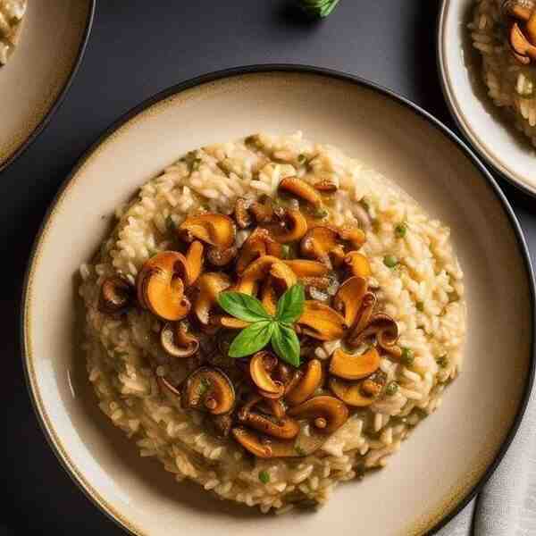 Ризотто с лисичками